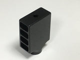 4AW Muzzle Brake 4 Port Big Barrel  (28mm x 1.5mm thread)